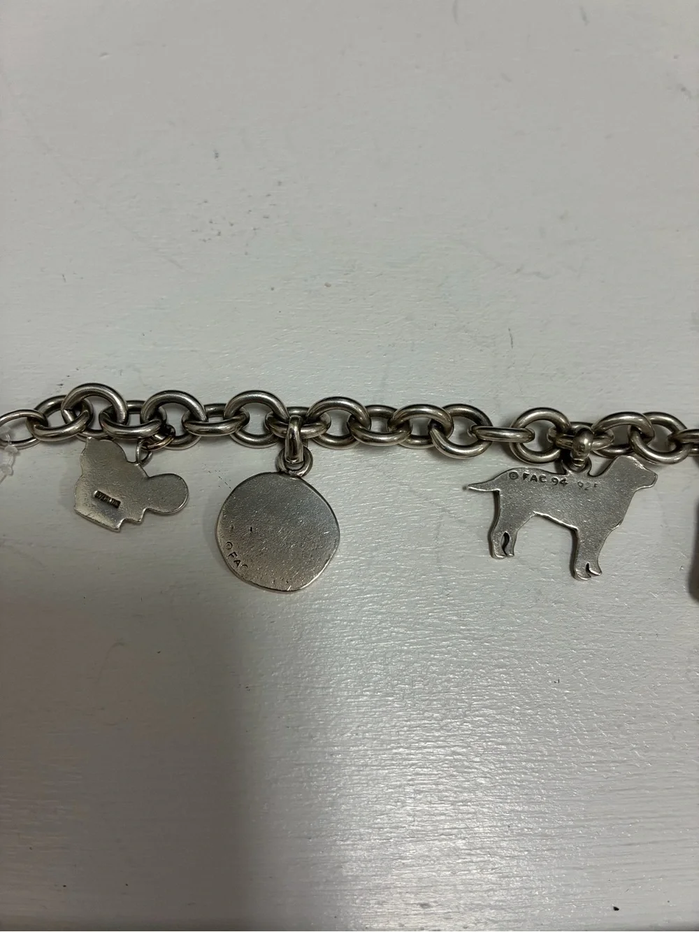 Tiffany & Co. Highly Collectible  Sterling Charm Bracelet